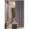 Zasłona z taśmą SOFT CHIC 135x270 szary