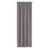 Zasłona z taśmą SOFT CHIC 135x270 szary