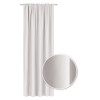 Zasłona z taśmą SOFT CHIC 135x270 kremowy