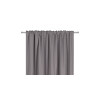 Zasłona z taśmą SOFT CHIC 135x270 szary