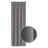 Zasłona z taśmą SOFT CHIC 135x270 szary