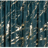 Zasłona z taśmą STORM 140x260 cm zielony/złoty