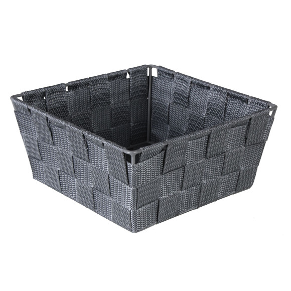 Organizer DOMI 9x19x19cm, pleciony, szary