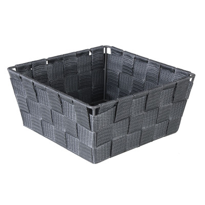 Organizer DOMI 9x19x19cm, pleciony, szary