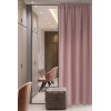 Zasłona z taśmą SOFT CHIC 135x270 różowy