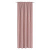 Zasłona z taśmą SOFT CHIC 135x270 różowy