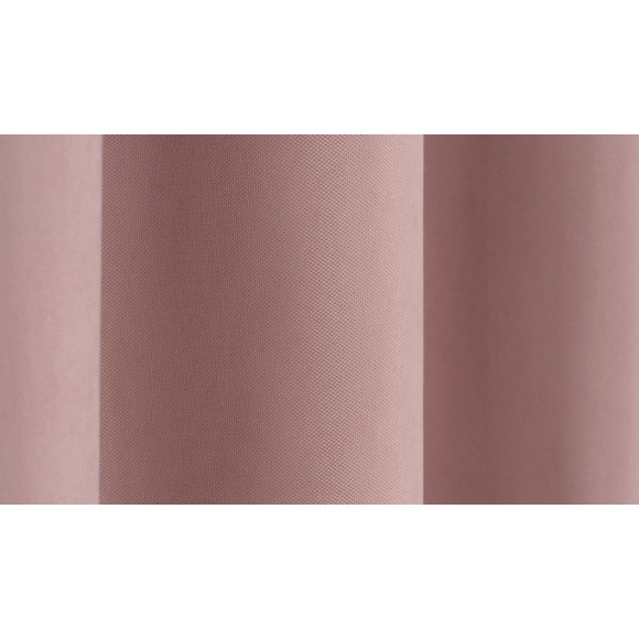 Zasłona z taśmą SOFT CHIC 135x270 różowy