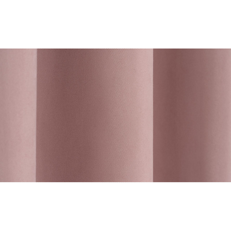 Zasłona z taśmą SOFT CHIC 135x270 różowy