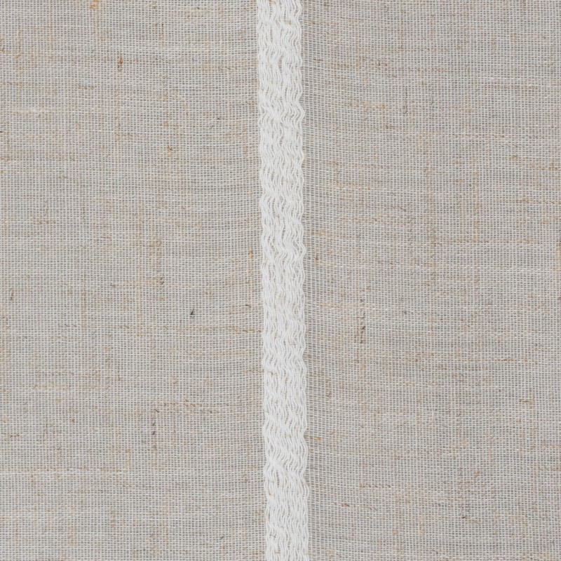 zasłona z taśmą TELA 140x280 cm, kolor beżowy
