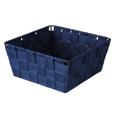 Organizer DOMI 9x19x19cm, pleciony, granat