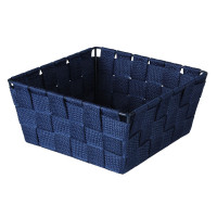 Organizer DOMI 9x19x19cm, pleciony, granat