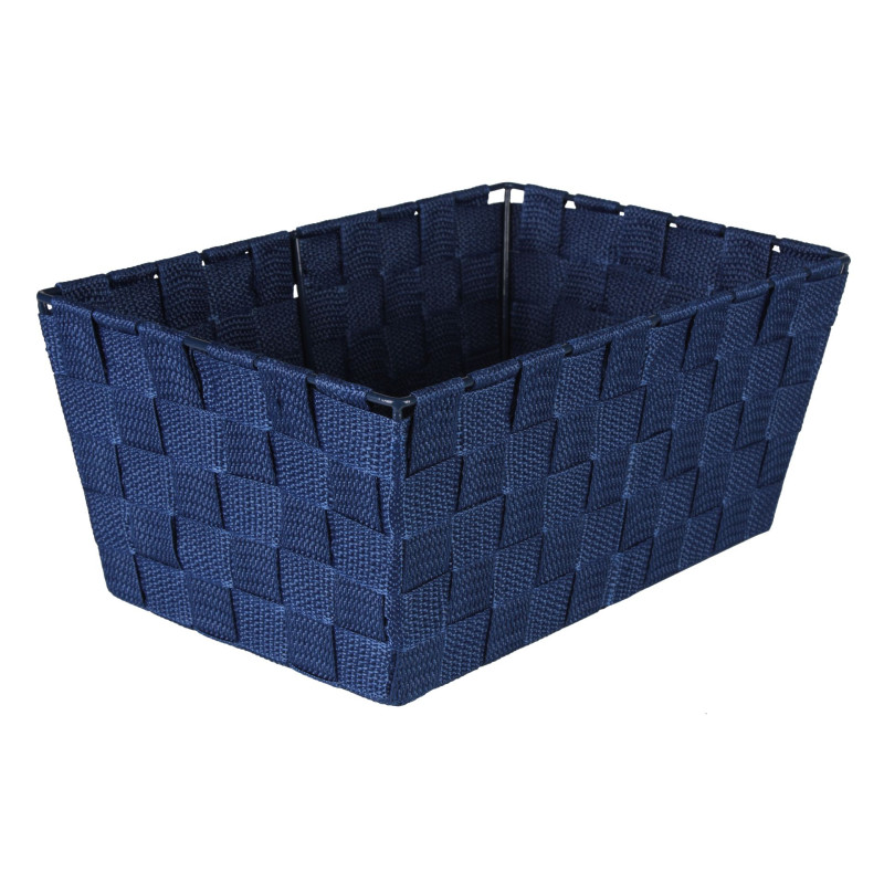 Organizer DOMI 13x30x20cm, pleciony, granat