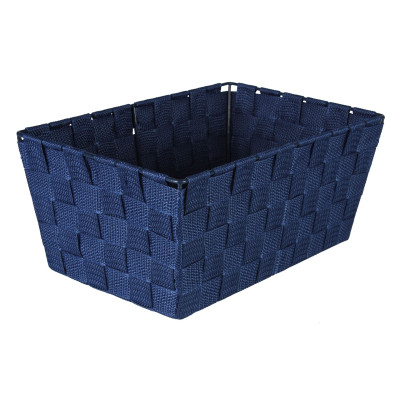 Organizer DOMI 13x30x20cm, pleciony, granat