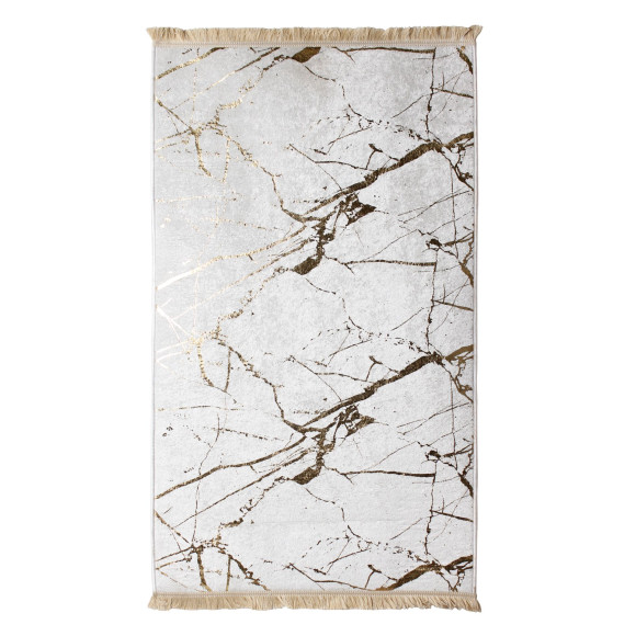 Dywan drukowany NEVA,petra folia 120x160cm,kolor bia