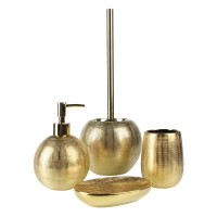 Zestaw łazienkowy MIDAS złoty 4 el.