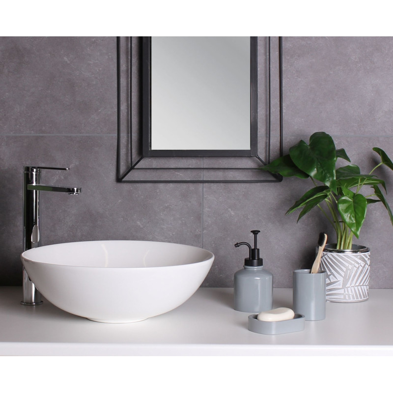 Zestaw łazienkowy LOFT szary 4 el.