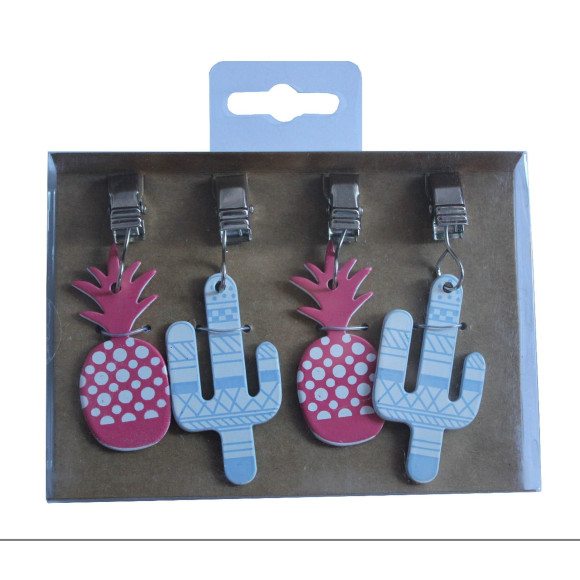 Obciążnik do obrusu PAMPAS, 9,5x3/ 8x2,5cm, 4 szt