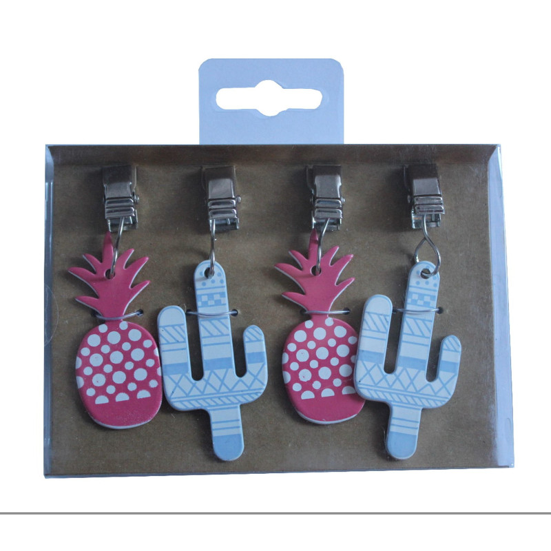 Obciążnik do obrusu PAMPAS, 9,5x3/ 8x2,5cm, 4 szt