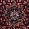 Dywan druk. FUSA,fake mink,120x160cm,kolor bordowy