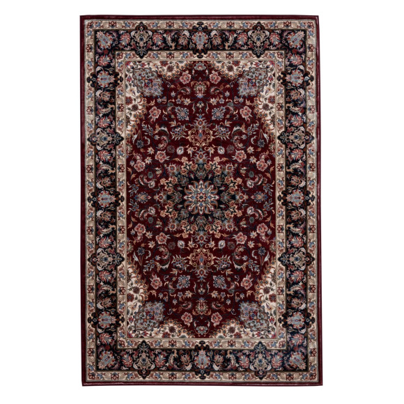 Dywan druk. FUSA,fake mink,160x230cm,kolor bordowy