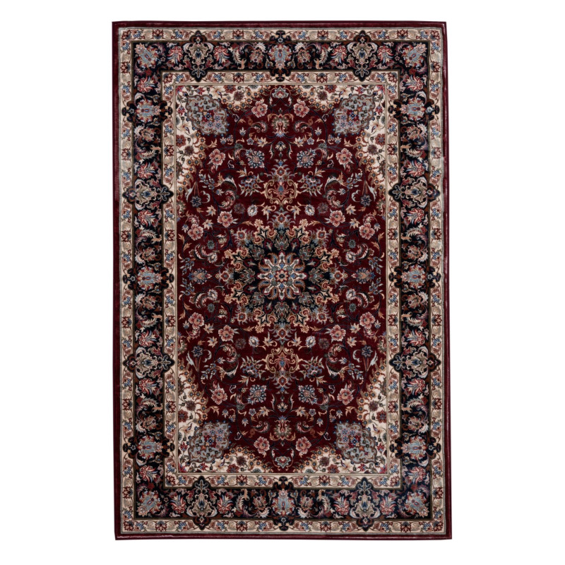 Dywan druk. FUSA,fake mink,160x230cm,kolor bordowy