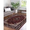 Dywan druk. FUSA,fake mink,160x230cm,kolor bordowy