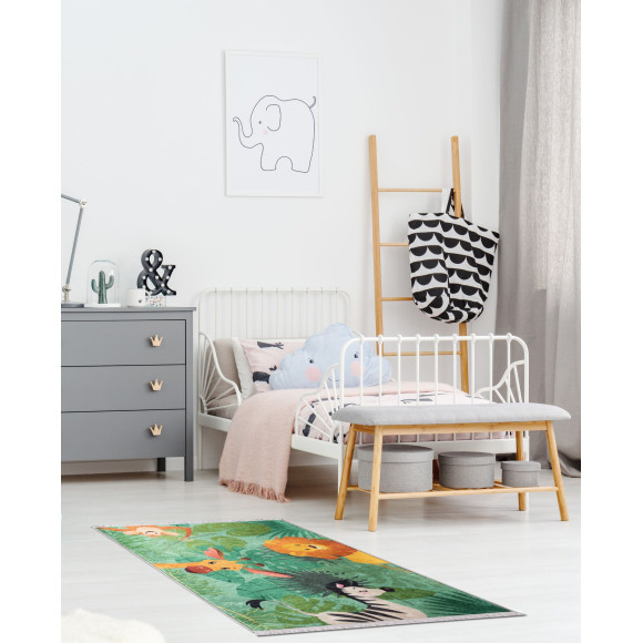 Dywan druk. kids JUNG,petra 80x140cm,kolor zielony