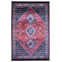 Dywan drukowany CORU, petra 160x230cm, kolor bordowy