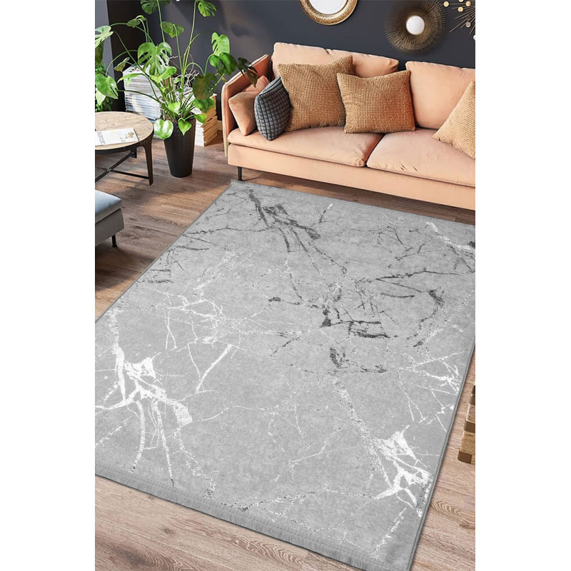 Dywan drukowany NEVA,petra folia 160x230cm,sza-sre