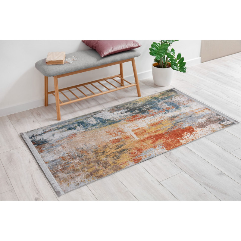 Dywan drukowany TEVE, petra 80x140cm, kolor beżowy