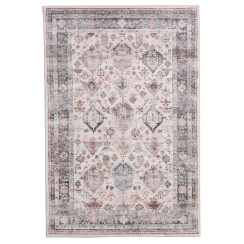 Dywan druk. NOMI,faux wool,160x230cm,wielokolorowy