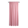 Zasłona z taśmą CASUAL CHIC 140x270 różo
