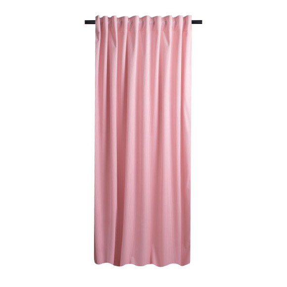Zasłona z taśmą CASUAL CHIC 140x270 różo