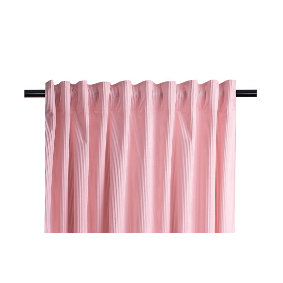 Zasłona z taśmą CASUAL CHIC 140x270 różo