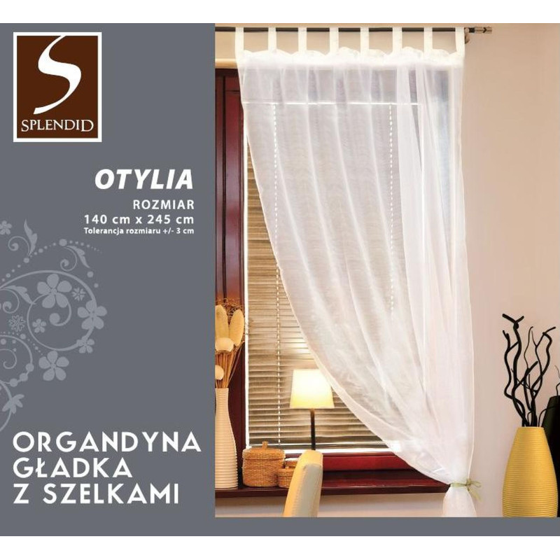 Firana z szelkamiOTYLIA145x245