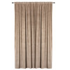 Zasłona z taśmą BILO 200x245 cm taupe