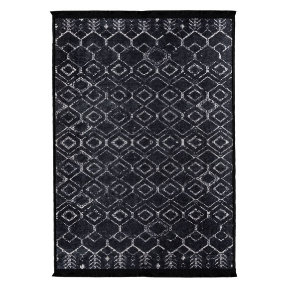 Dywan drukowany MESH, petra 120x160cm, kolor czarny