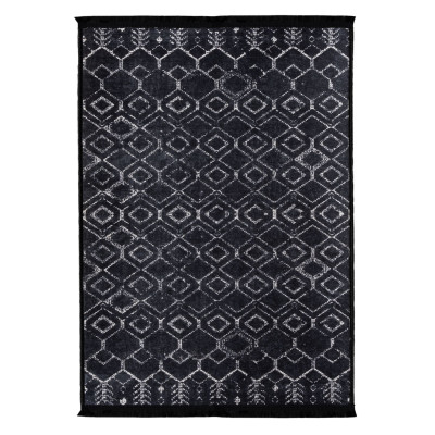 Dywan drukowany MESH, petra 120x160cm, kolor czarny