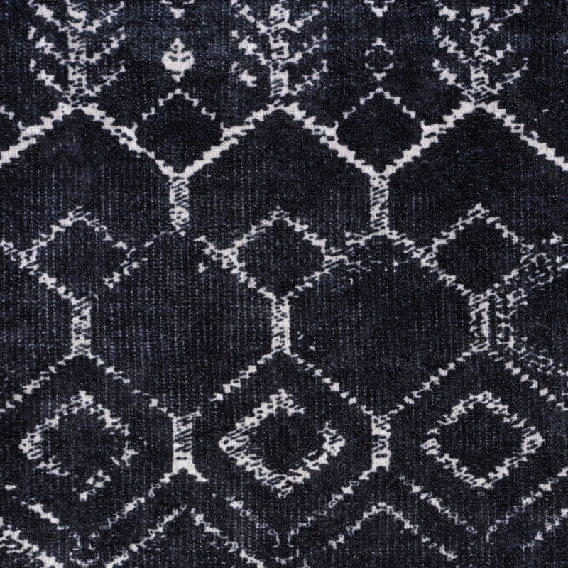 Dywan drukowany MESH, petra 120x160cm, kolor czarny
