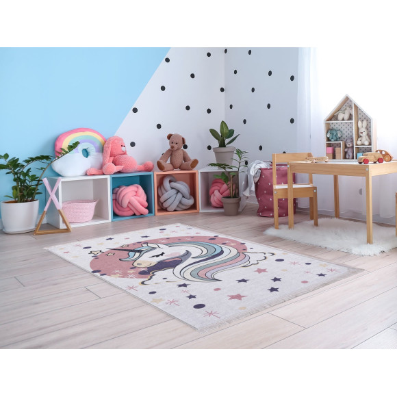 Dywan druk.kids UNI, petra 160x230cm,wielokolorowy