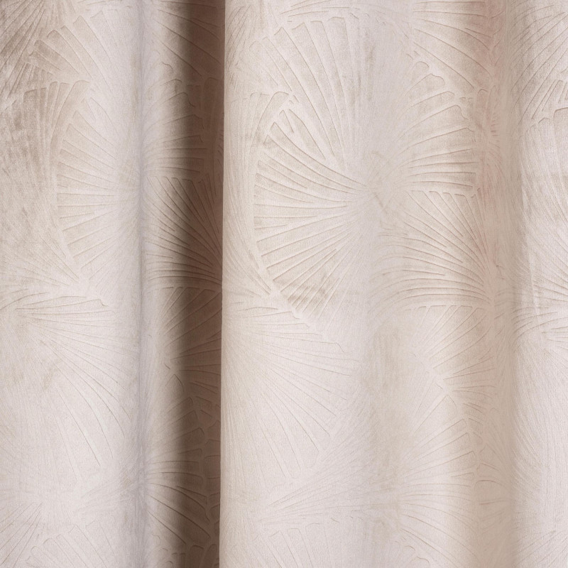 Zasłona kółka BILO 200x260 cm taupe