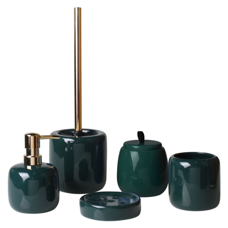 Szczotka do WC LIDO11,5x11,5x39,5cm kolor zielony