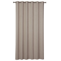 Zasłona kółka ZAHRA 200x260cm taupe