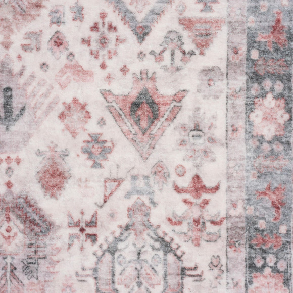 Dywan druk. NOMI, faux wool,80x140cm,wielokolorowy