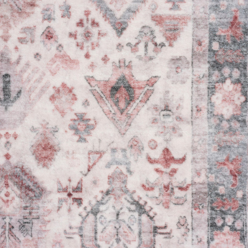 Dywan druk. NOMI, faux wool,80x140cm,wielokolorowy