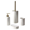 Szczotka do WC FOLD 10x10x43 cm kolor biały