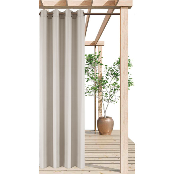 Zas ogrod. z kółkami TERRA CHIC 140x250 taupe