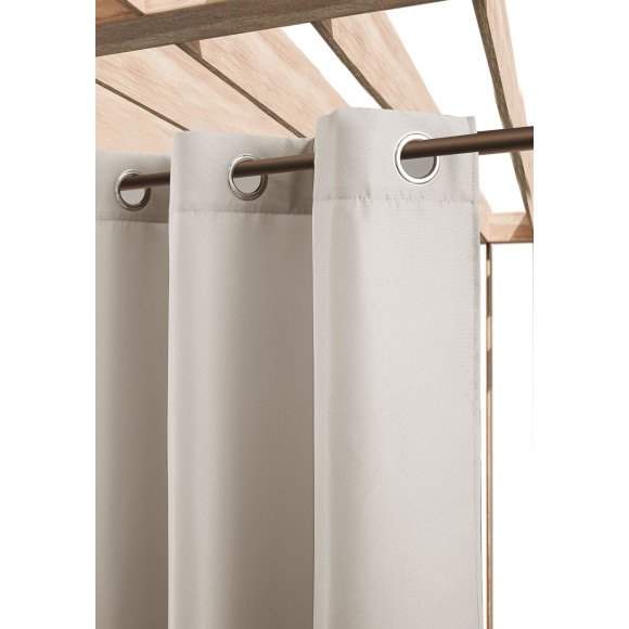 Zas ogrod. z kółkami TERRA CHIC 140x250 taupe