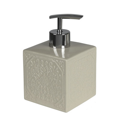 Dozownik MAUR 8,5x8,5x14 cm beżowy