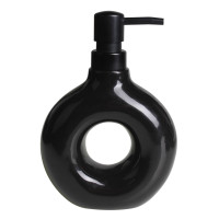 Dozownik DON 13x5,5cm, wys. 19,5cm czarny